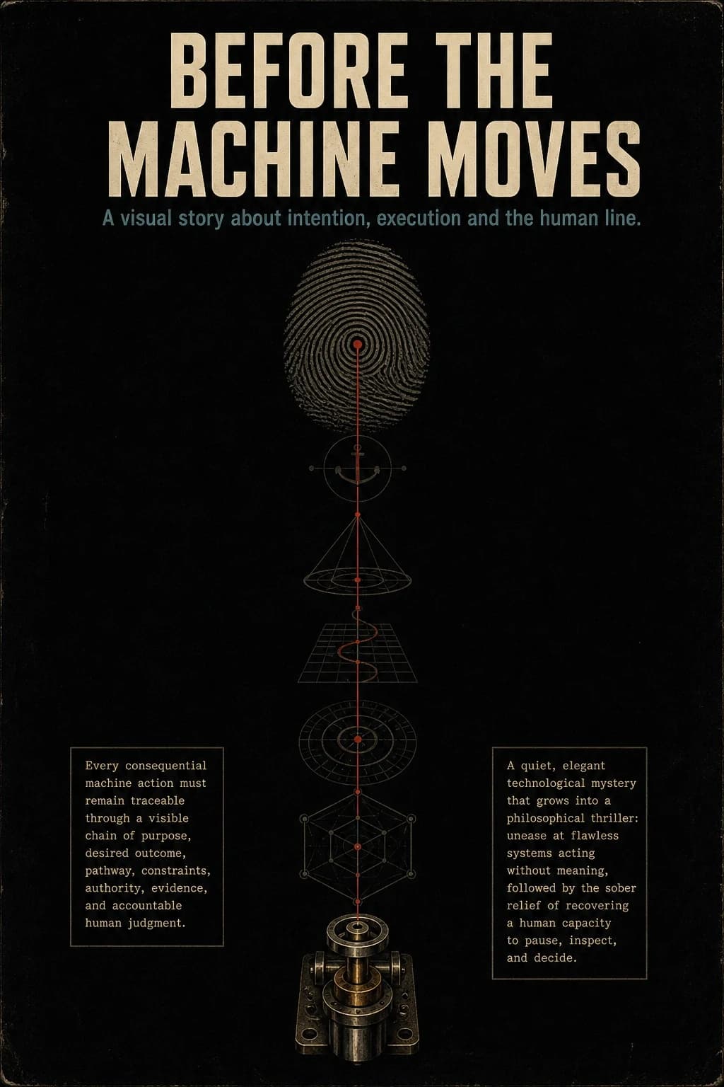 BEFORE THE MACHINE MOVES front cover artwork